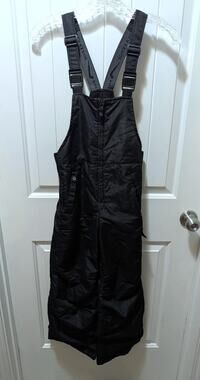 Polar Edge Snow Bib Overalls Snow Pants Youth S (8) Black Water Resistant